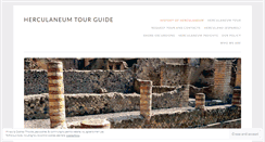Desktop Screenshot of herculaneumtourguide.com